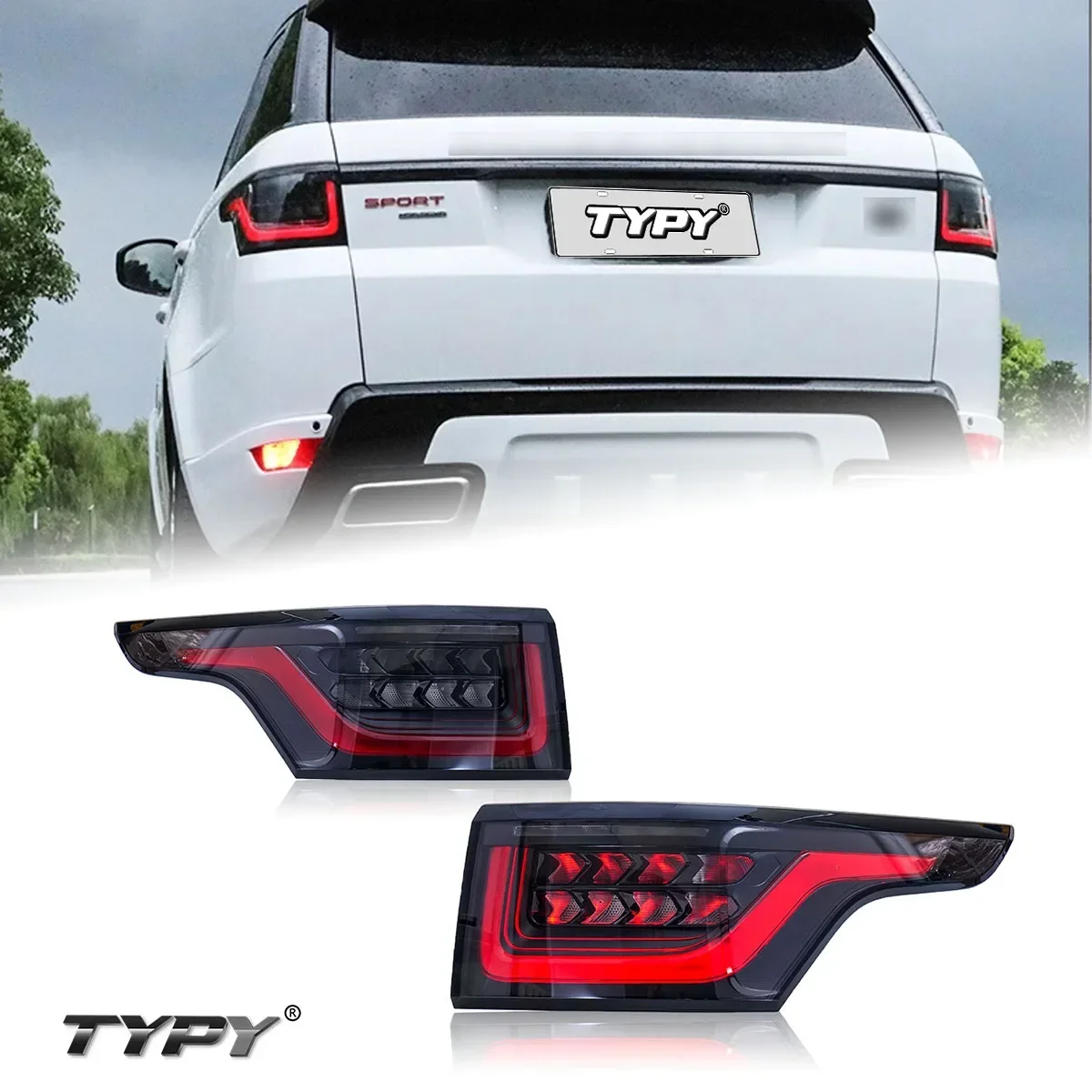 TYPY Original Wholesale Price Auto Taillight Assembly For Land Rover Range Sport 2014-2017 Upgrade Modified to LED Taillight