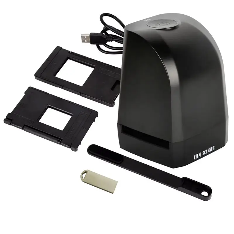 A13E-135 Film Slide Scanner Converter Portable Negative Film Scanner 8 Megapixel CMOS Convert Compatible With For Windows XP