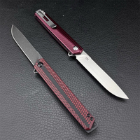 K820 CEO Lightweight Folding Knife 7cr13mov Blade Aluminum/G10 Handle EDC Multi-function Outdoor Rescue Tactical Folding Knife
