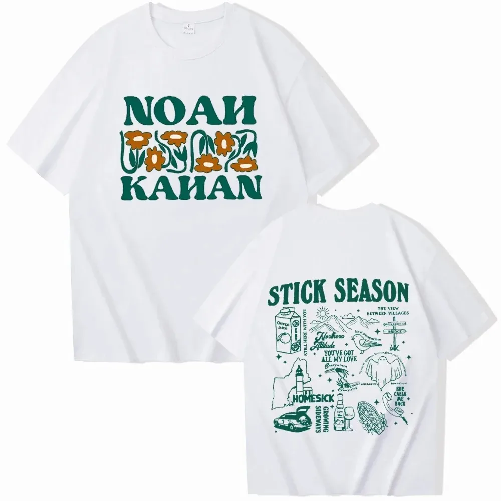 Noah Kahan Shirt Stick Season Tour Tee Noah Kahan Music Shirt Stick Season Album Shirt Fan Gifts O-Neck Short Sleeve Shirts