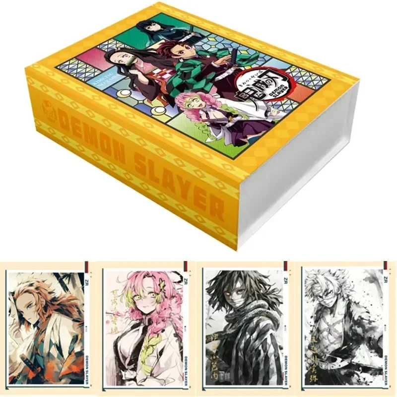 

New Demon Slayer Card Tanjirou Nezuko Inosuke Rare Anime Character Collection Card Kids Toys Halloween Christmas Gift