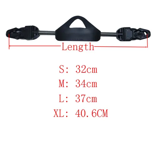 Imagen 2 del producto Correa de talón con resorte para aletas de buceo de 3 tamaños con hebillas de liberación rápida, repuesto para aletas de buceo