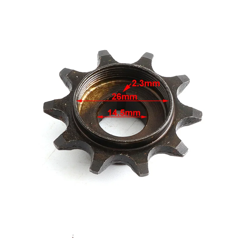 Motorcycle 10T Front Engine Sprocket Cog For 415 Chain 48cc 66cc 70cc 80cc 2 Stroke Engines Motorized Bicycle Accessories