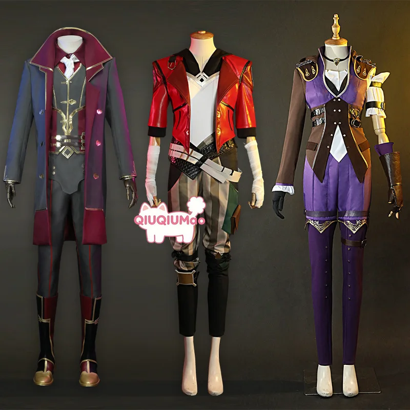 

Hot Game League of Legends Cosplay Costume Anime Vi/Caitlyn/Silco Classic Role Playing Uniform Men Women Adult Comic Con Party