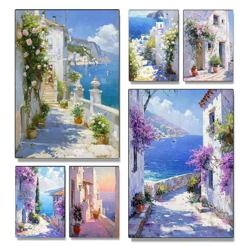 Landscape Art Posters Canvas Printing Colors Fashion Trends Homes Rural Villas ative Aesthetics Natural Canvas