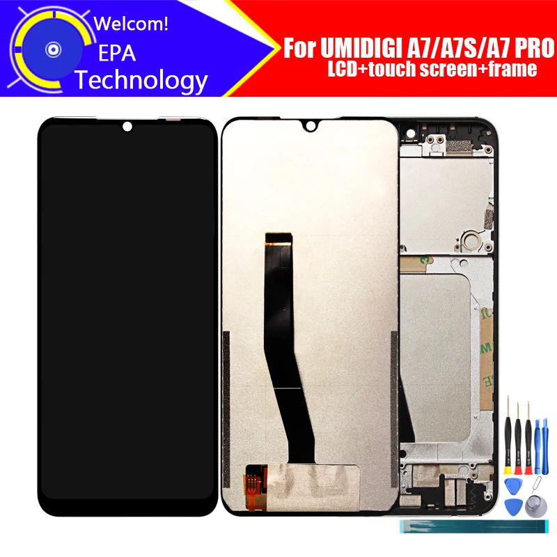 

UMIDIGI A7 PRO LCD Display+Touch Screen Digitizer+Frame Assembly 100% Original LCD+Touch Digitizer for UMIDIGI A7 A7S