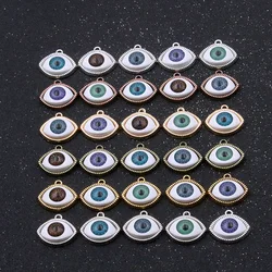 10PCS 6 Color 19*22mm New Product Charms Double Eyes Vintage Zinc Alloy For DIY Jewelry Bracelet Necklace Metal Handmade Crafts