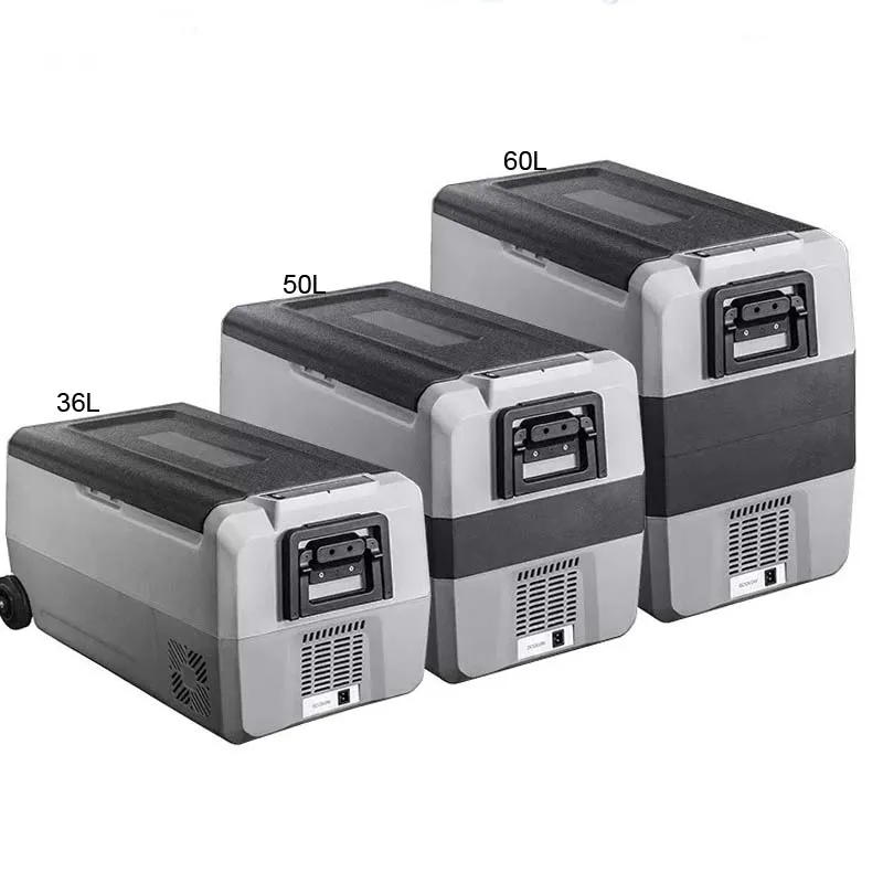 

36L 50L 60L Factory Small Camping Fridge Freezer for Car Auto Truck Refrigerator 12v 24v Car Portable Compressor Cooler Box
