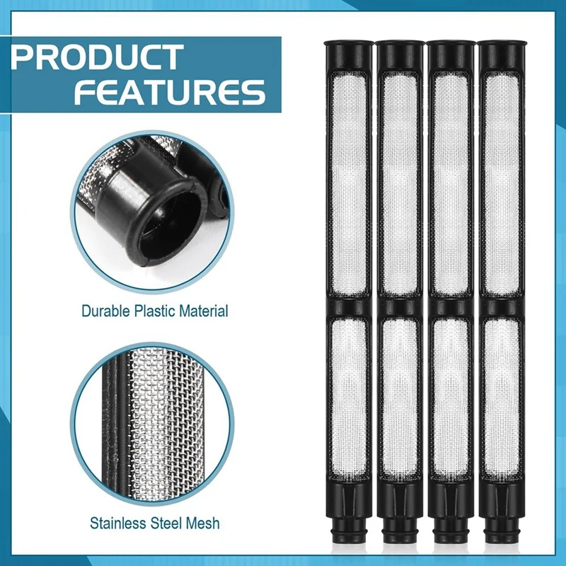 Airless Pintura Pulverizador Bico Ponta, Dicas De Pulverização, Acessórios De Filtro, 10 Pcs