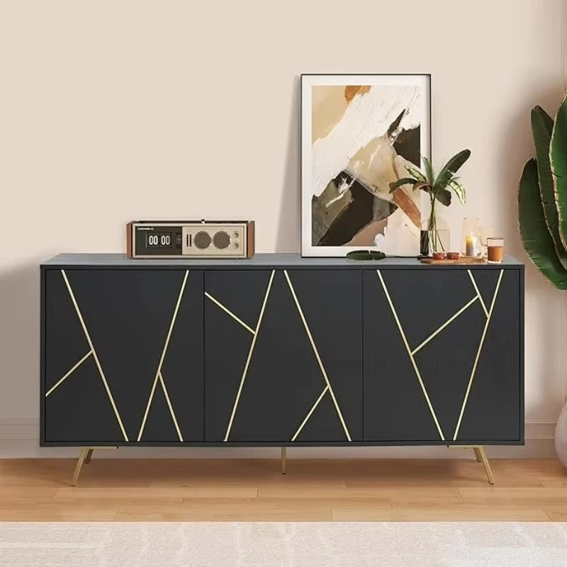 

Large sideboard with storage MDF wooden cabinet