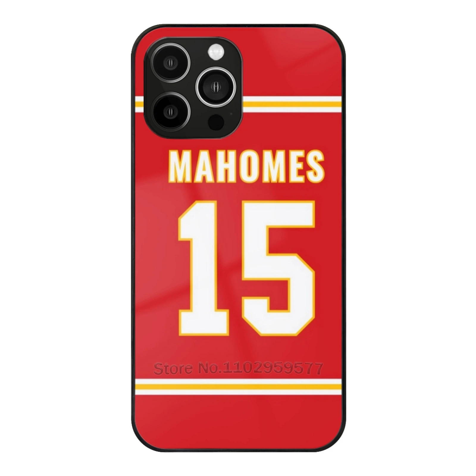 Pat Mahomes Soft Glass Case For Iphone 15 14 13 12 11 Pro X Xs Xr 7 8 Max Mini Cover Sports Pattern Mahomes Mahomes Pat Mahomes