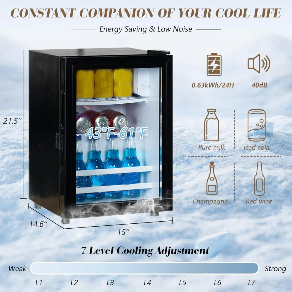 農家風コーヒーバーキャビネット、飲料用冷蔵庫クーラー付き、47インチの素朴なワインバーキャビネット、ミニ冷蔵庫15個付き、納屋のドア付き。