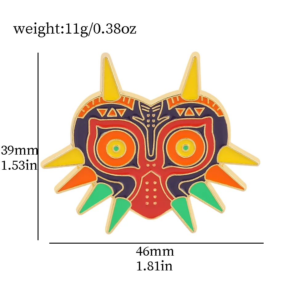 Legend of Zelda Game Peripherals Metal Badge Breath of The Shield Wilderness Brooch Kingdom's Tears of Moji Fashion Toys Anime view 2