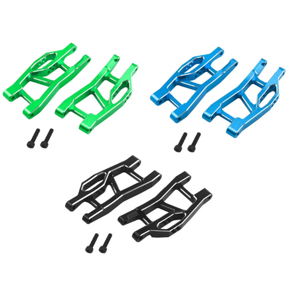 Hot Team Hobby 7075 Aluminum Front Lower Arm Set For TRAXXAS Mini Maxx RC Car Upgrades Parts Black/Green/Blue
