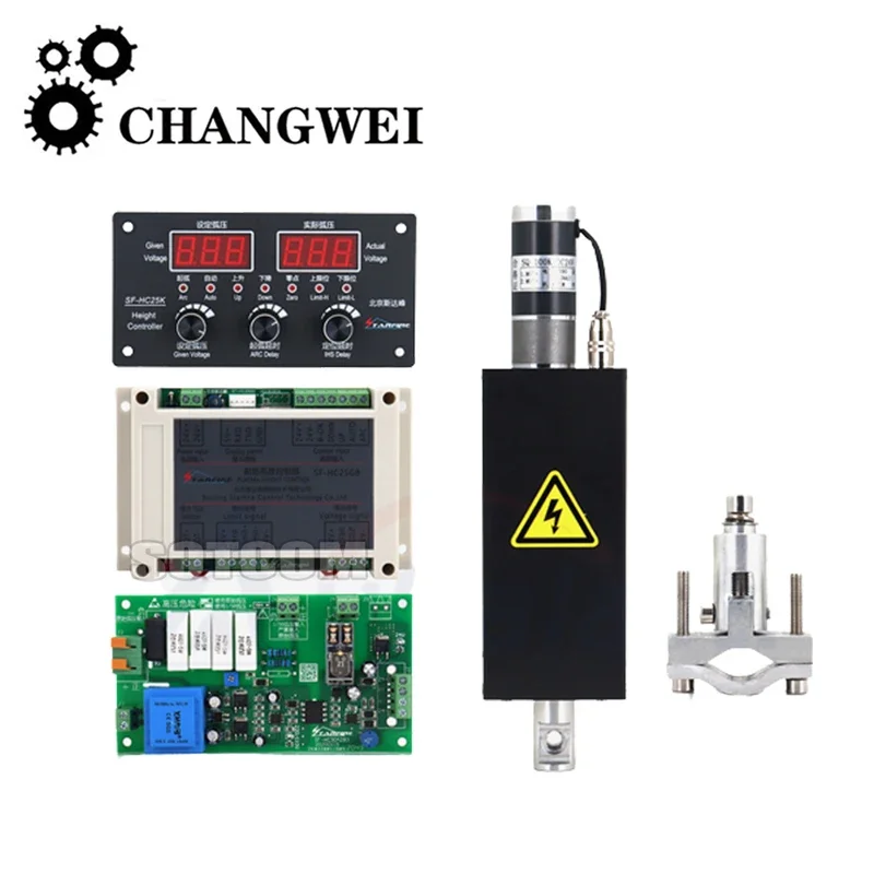 

Sf-Hc25K Arc Voltage Controller With Thc Lifter Jykb-100-Dc24V-T3 For Plasma Cutting Machine Height Adjuster