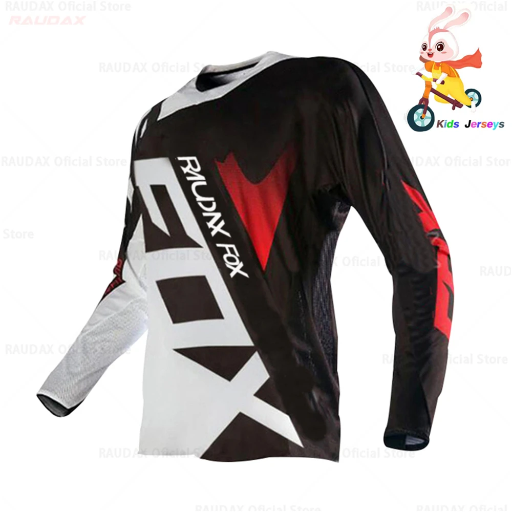 

2024 Quick Dry Motocross Jersey Balance Car Children Mountain Shirt Motorcycle Clothing Ropa Boy MTB T-Shirts