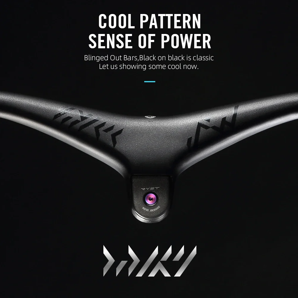 Ryet-カーボン一体型ハンドルバー,xcマウンテンバイク用,mtbハンドル