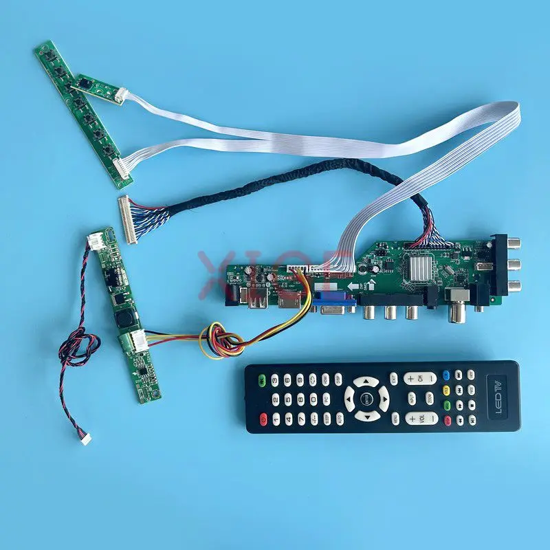 

For M240HTN01 M240HVN01 M240HVN02 Controller Board 24" LCD Display USB+DHMI+VGA+AV DVB Digital Signal Kit 1920*1080 LVDS 30-Pin