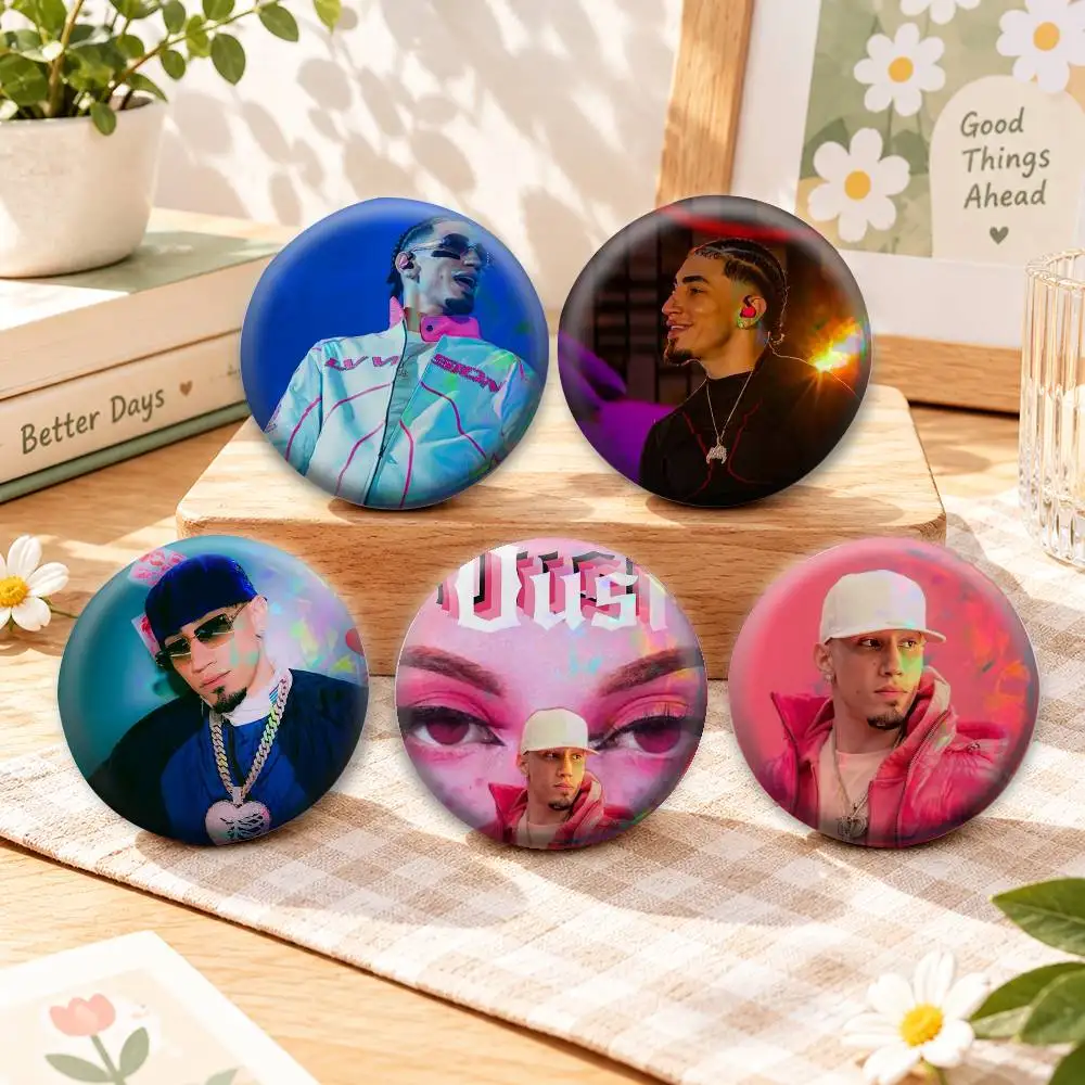 Reggaeton Aesthetic O-Omar Courtz Badges Creative Tinplate Button PinsBrooch Badge Clothes Backpack