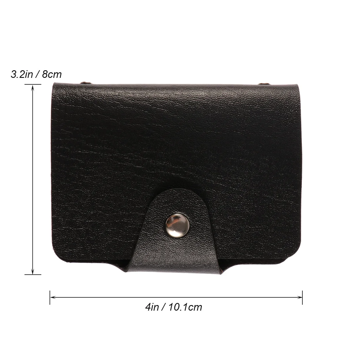 1 قطعة 12 فتحات حامل بطاقة Pu منظم مدمج لبطاقات الائتمان المفاجئة إغلاق خفيفة الوزن حقيبة سفر محفظة حقيبة #6