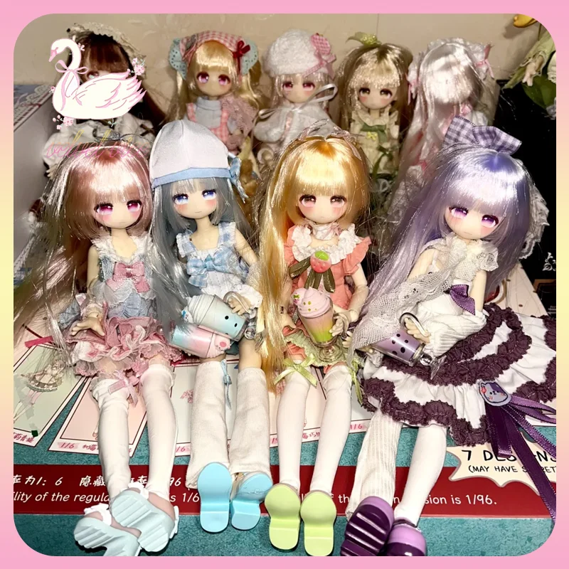 

Коллекционная фигурка Momomtale Four Seasons Tea Story Series, 6 шт., BJD, в слепой коробке, игрушка-украшение, подарок для девочек