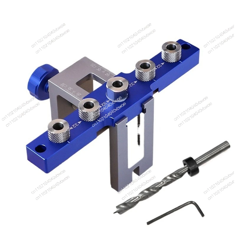 

Extended five-hole three-in-one punching positioner log tenon board splicing two-in-one woodworking board DIY opening