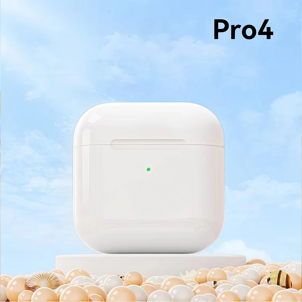 سماعات رأس Pro 4 TWS لاسلكية متوافقة مع بلوتوث 5.0 مقاومة للماء مع ميكروفون لسماعات الأذن Xiaomi iPhone Pro4 #2