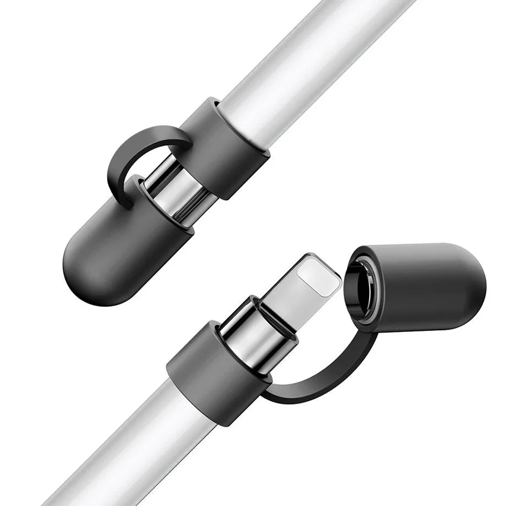 Replacement Pen Cap For iPad Pencil 1st Soft Silicone Protective Case Sleeve Anti Loss Caps Holder For iPencil Accessories