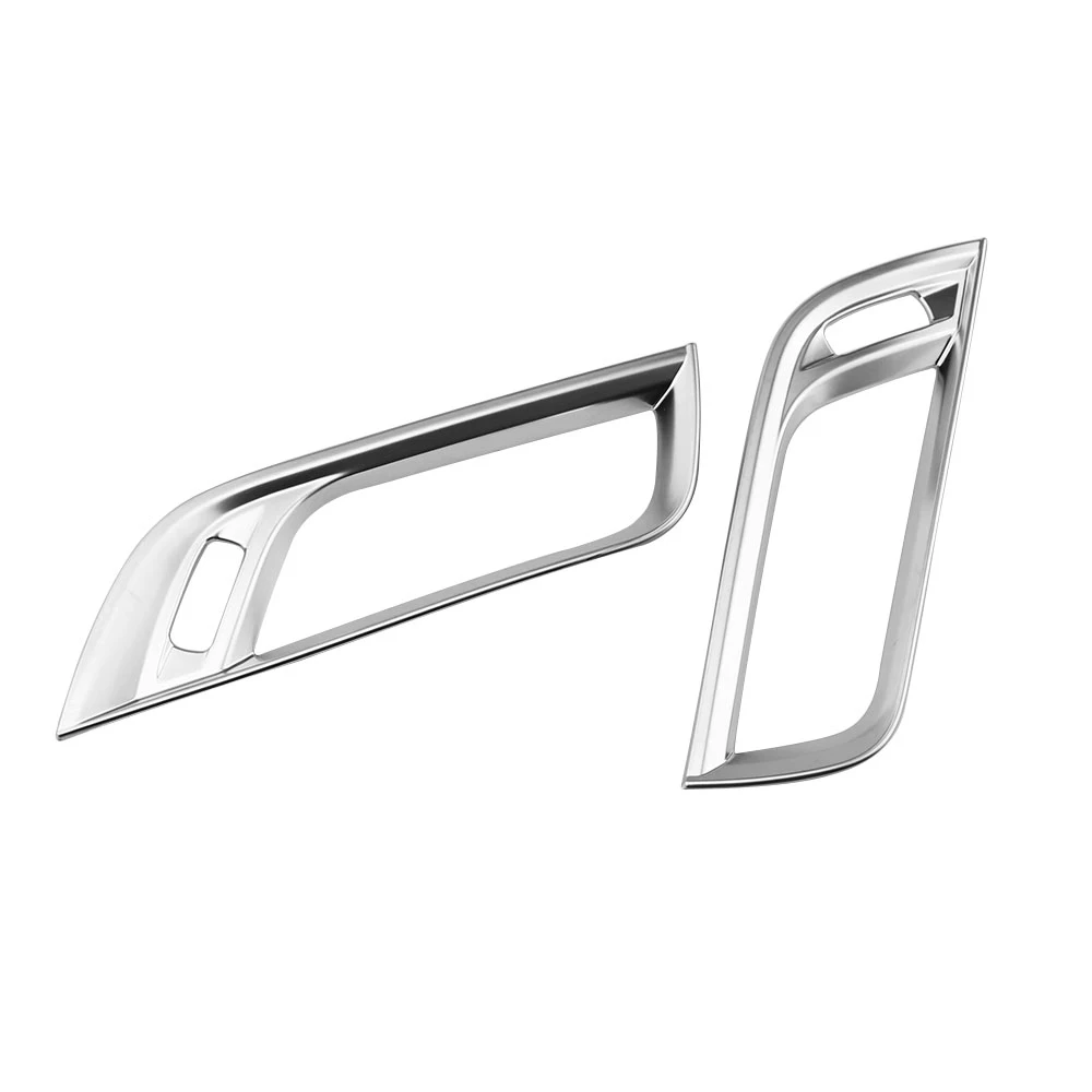 Car Air Conditioning AC Vent Frame Trim for BMW X1 F48 2016 - 2022 ABS Chrome Air Outlet Cover Sticker Accessories