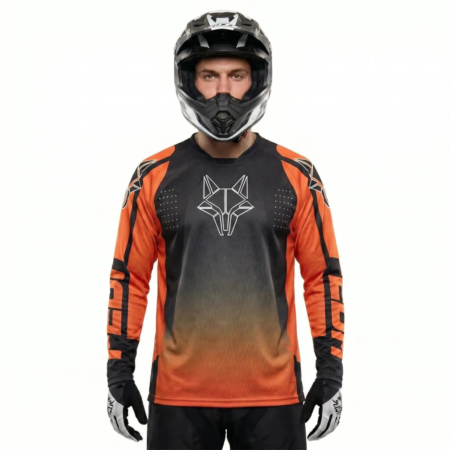 2026 New Long Sleeve Loose Fit Motocross Jersey Breathable Quick Dry MTB Dirt Bike Off Road Downhill Enduro Racing Riding