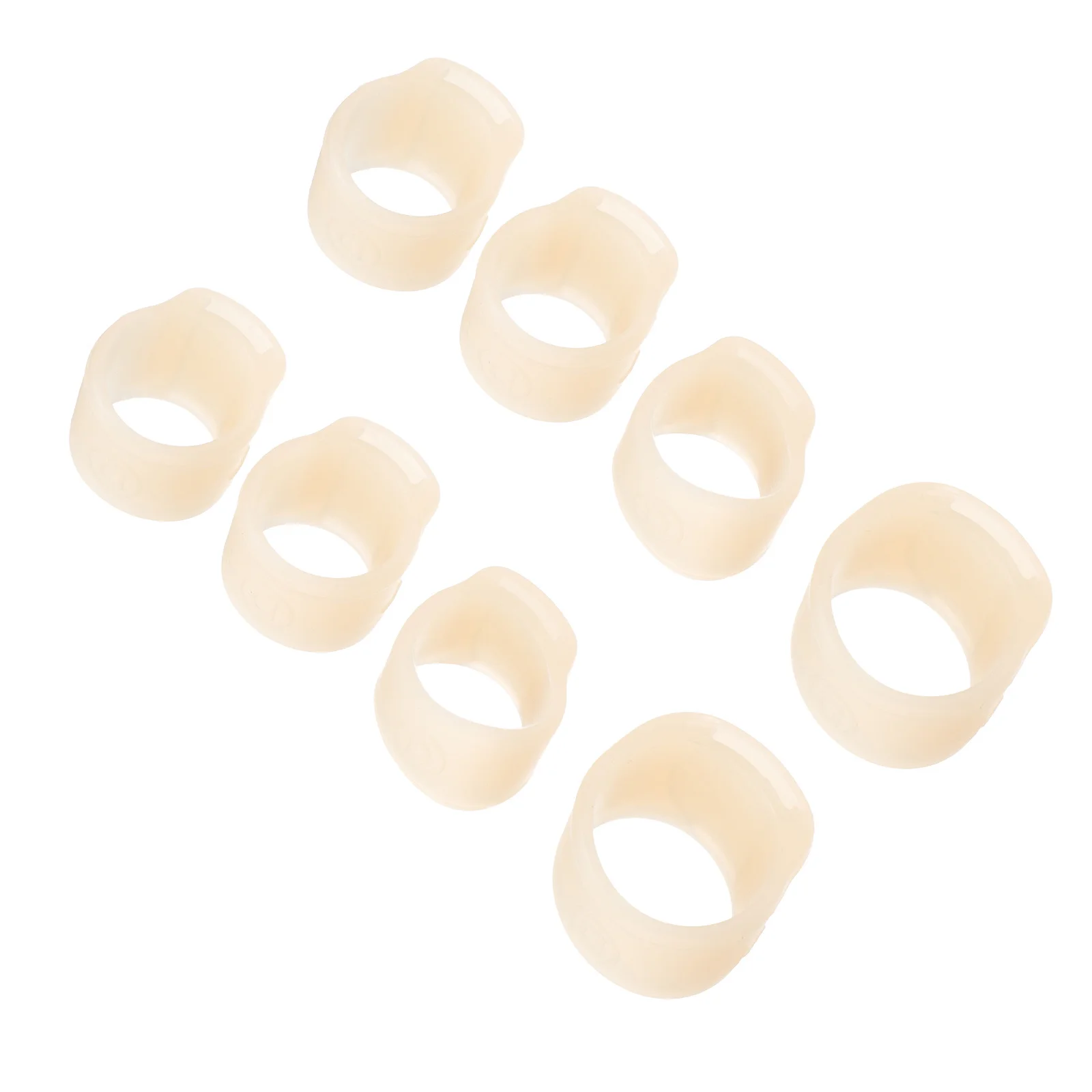 

2Sets Nail Covers Silicone Durable Flexible Practice Protectors For Learning Guzheng Guzheng Accessories Instrument Supplies