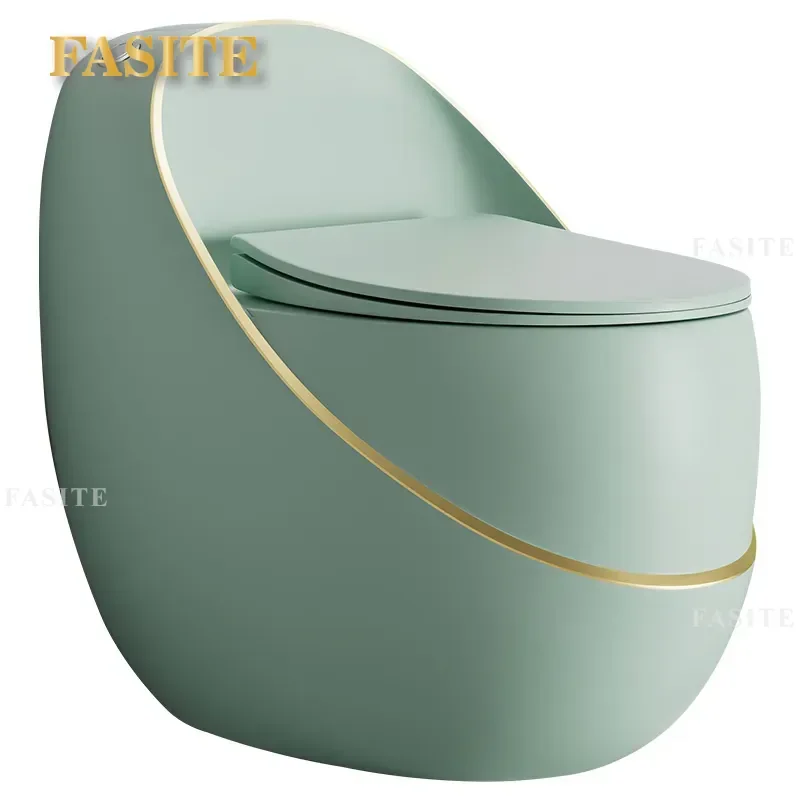 Creative egg-shaped toilet spray siphon S-shaped suction tube