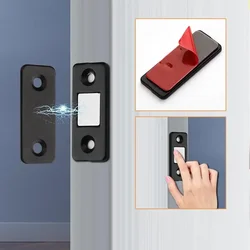Cabinet Magnetic Catch Ultra Thin Adhesive Cabinet Latch Magnetic Closures For Kitchen Closet Door Closing Magnetic Door Catch