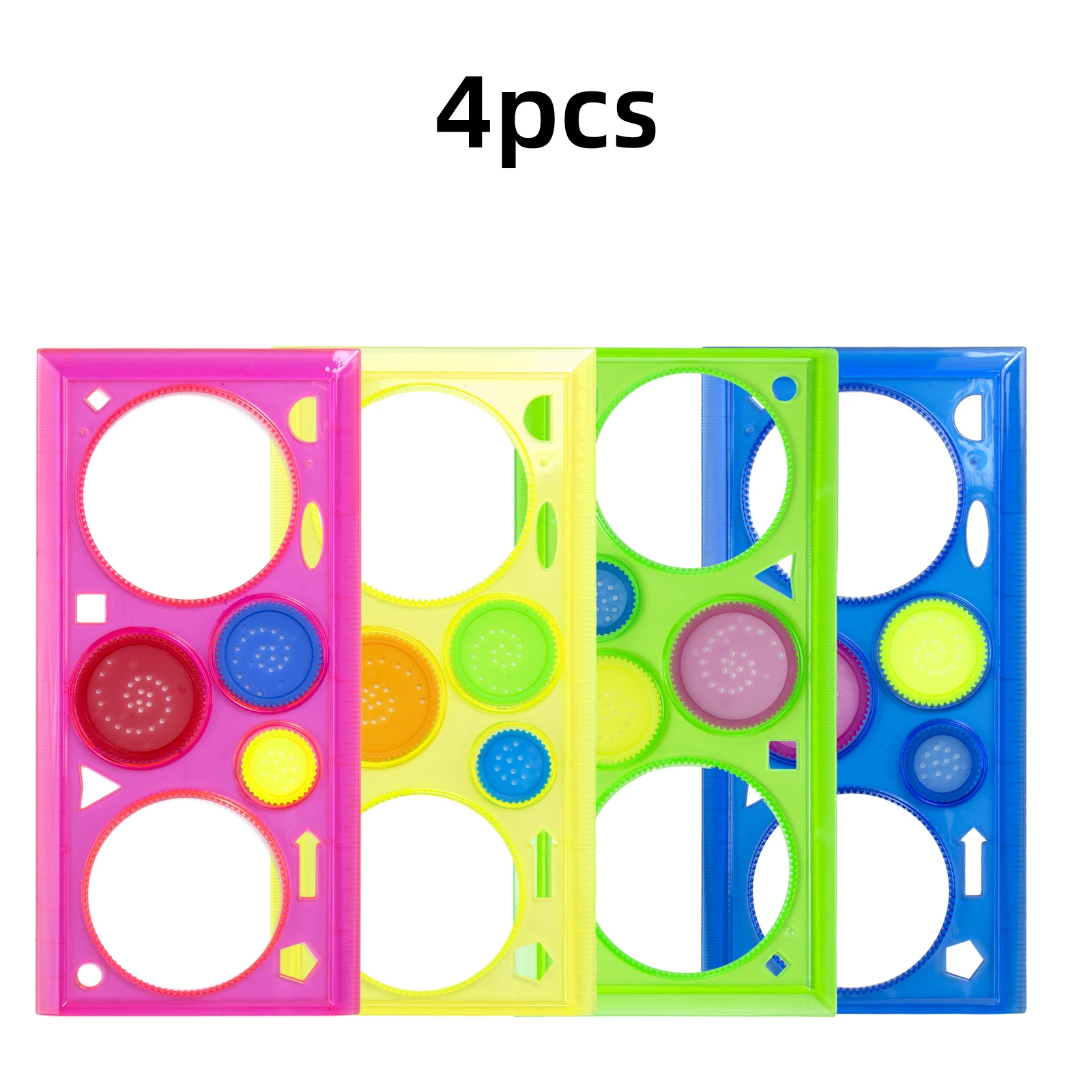 Creatieve Schilderkunst Multifunctionele Puzzel Lichaamsmarkeringsliniaal Geometrische Liniaal Studenten Tekengereedschap Schilderliniaal Leerhulpmiddel Kunstgereedschap