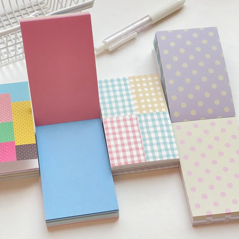 M5 Notepad Memo Pad Korean Style Polka Dot Paper Journal DIY Planner Tomato Notepad Paper Decor Supplies Non-stick