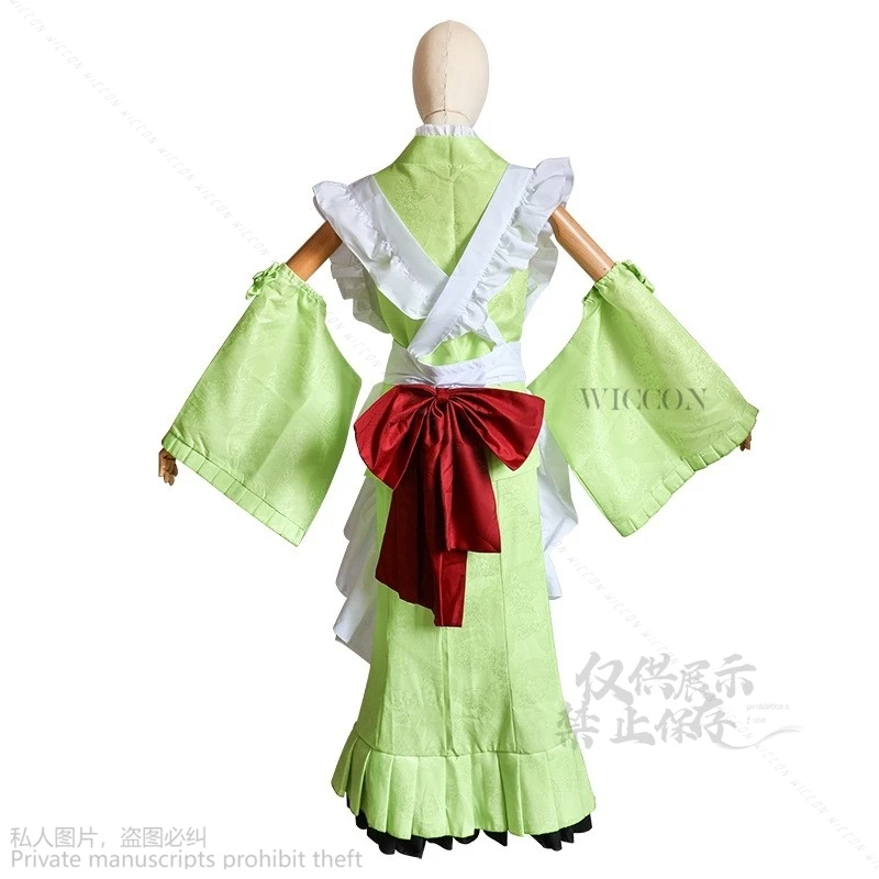 Anime Game Project Sekai Colorful Stage! Cosplay Costume Kimono Matcha Maid Bunny Girls Cosplay Dress Women Cute Kawaii Lolita