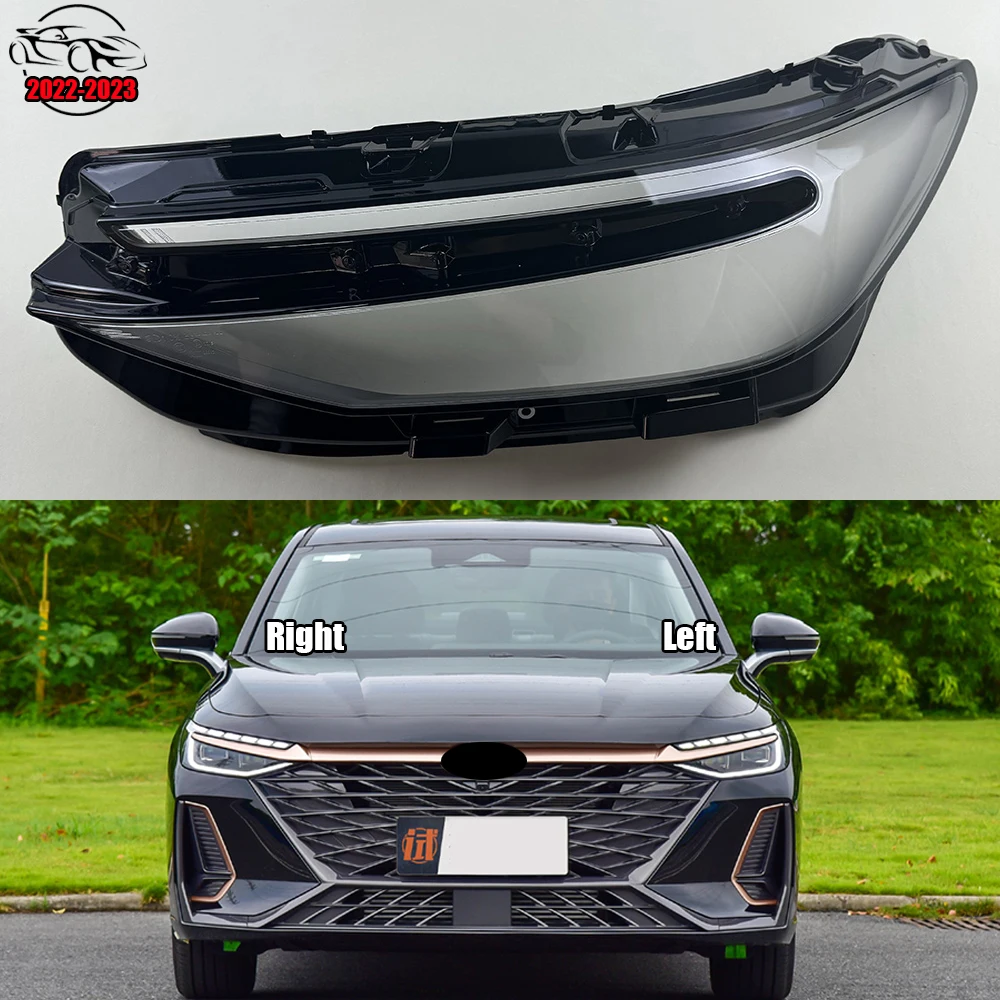 

For Chery Arrizo 8 2022 2023 Transparent Headlamp Lamp Shade Headlight Shell Lens Plexiglass Replace The Original Lampshade