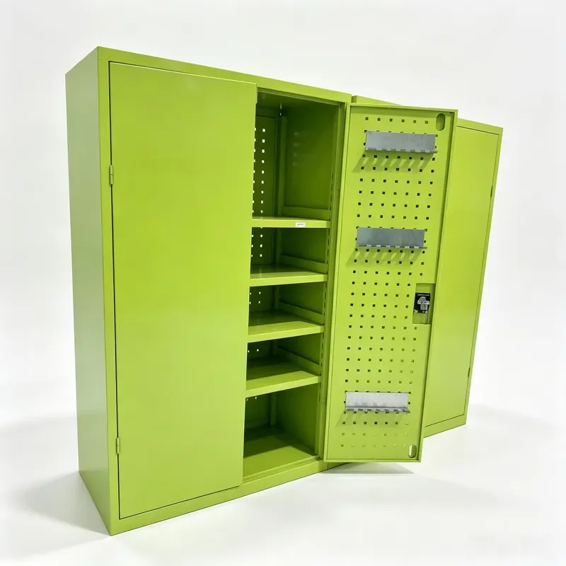 Stainless Steel Lockable Locker Metal Filing Cabinet Office Warehouse Bedroom Storage