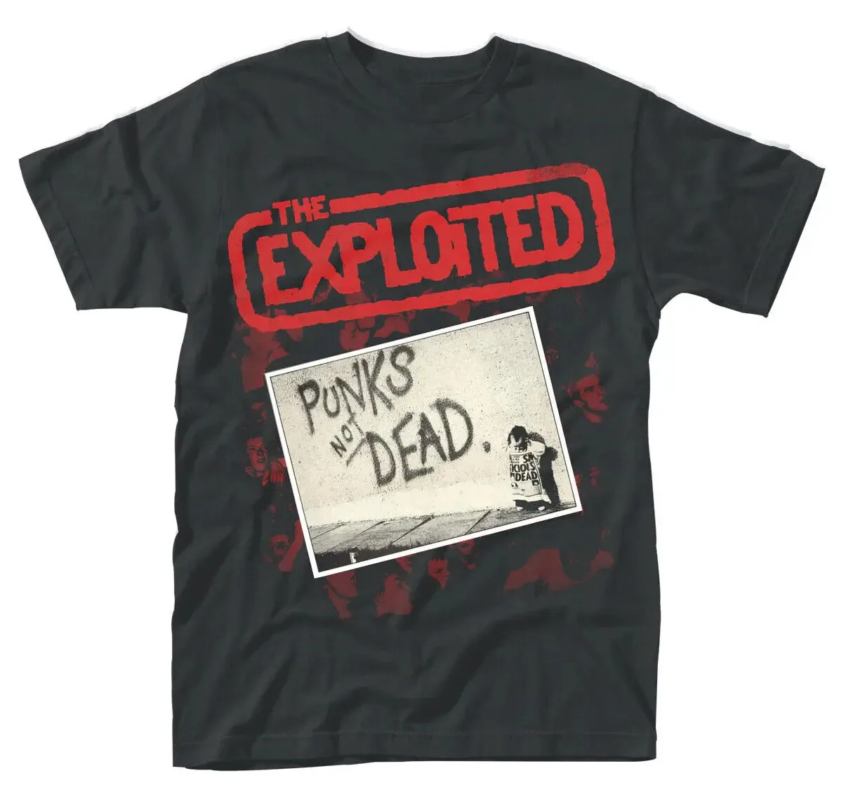 The Exploited Punks Not Dead T Shirt New Official