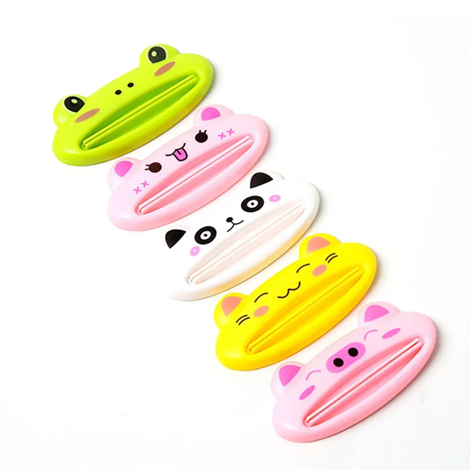 Cartoon Animal Toothbrush Squeezer Kids Creative Multifunction Toothpaste Clip Lazy Facial Cleanser Smear Mask Squeezer