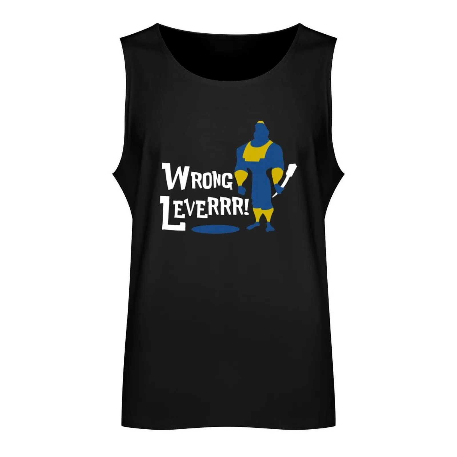 Wrong Leverrrr Tank Top Gym wear clothes for men summer sleeveless vest men