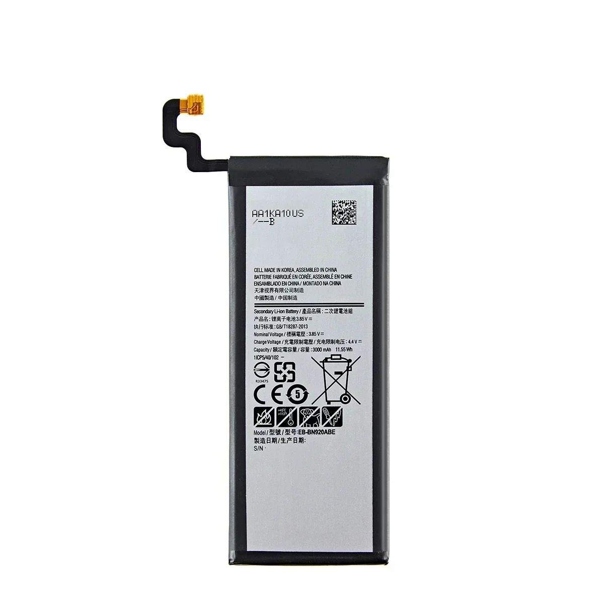 Brand New EB-BN920ABE 3000mAh Battery For Samsung Galaxy Note 5 SM-N920 N920F N920T/A N920G N9200 N920G/DS N9208 image 2