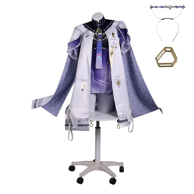 

WuWa Cosplay Costume Wig Anime Game Wuthering Waves Mornye Carnival Halloween Comic Party Clothing hf5]]