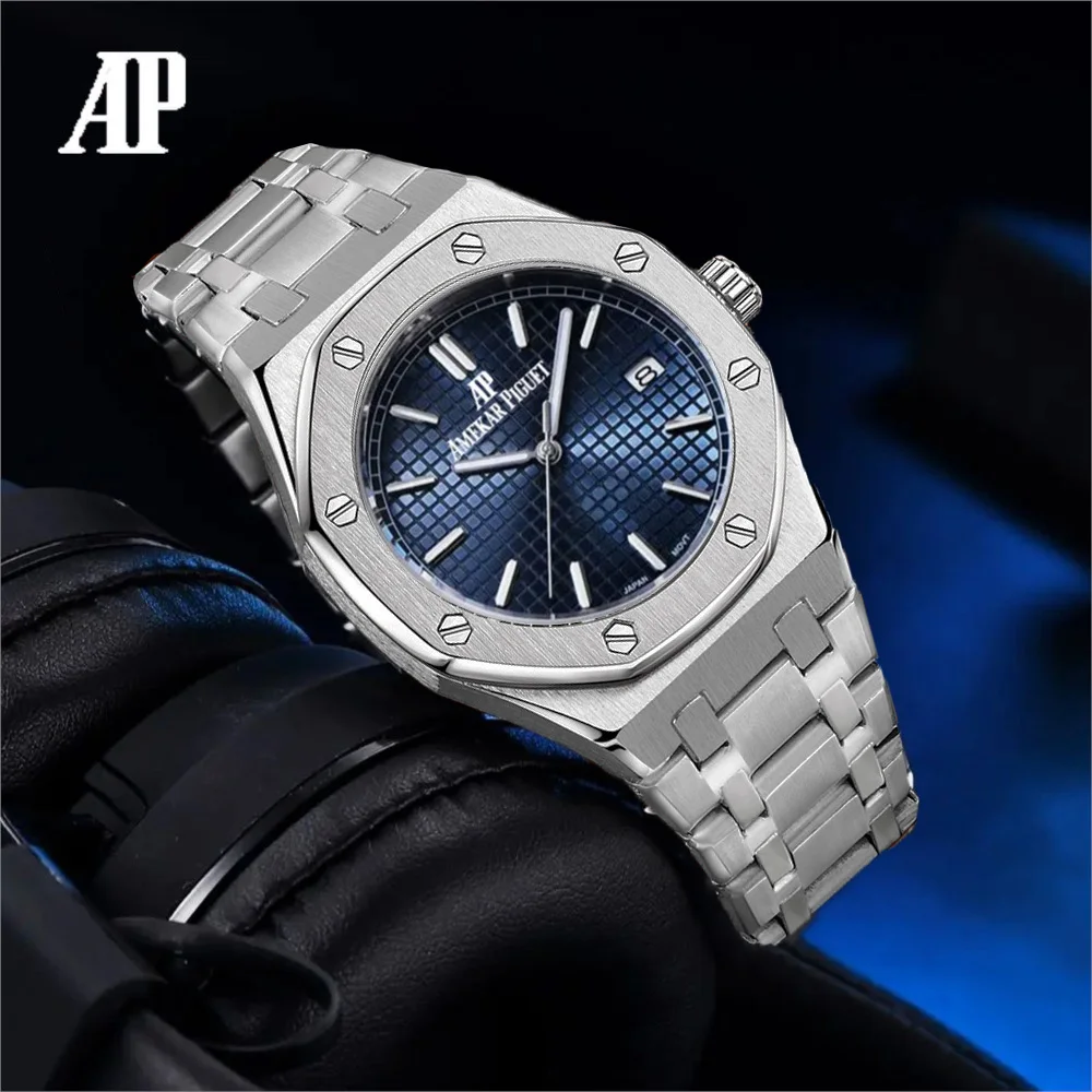 Luxury Brand 2024 Classic Design Business Men's Delicacy Automatic Mechanical Watch Sapphire Stainless Steel Waterproof 20Bar