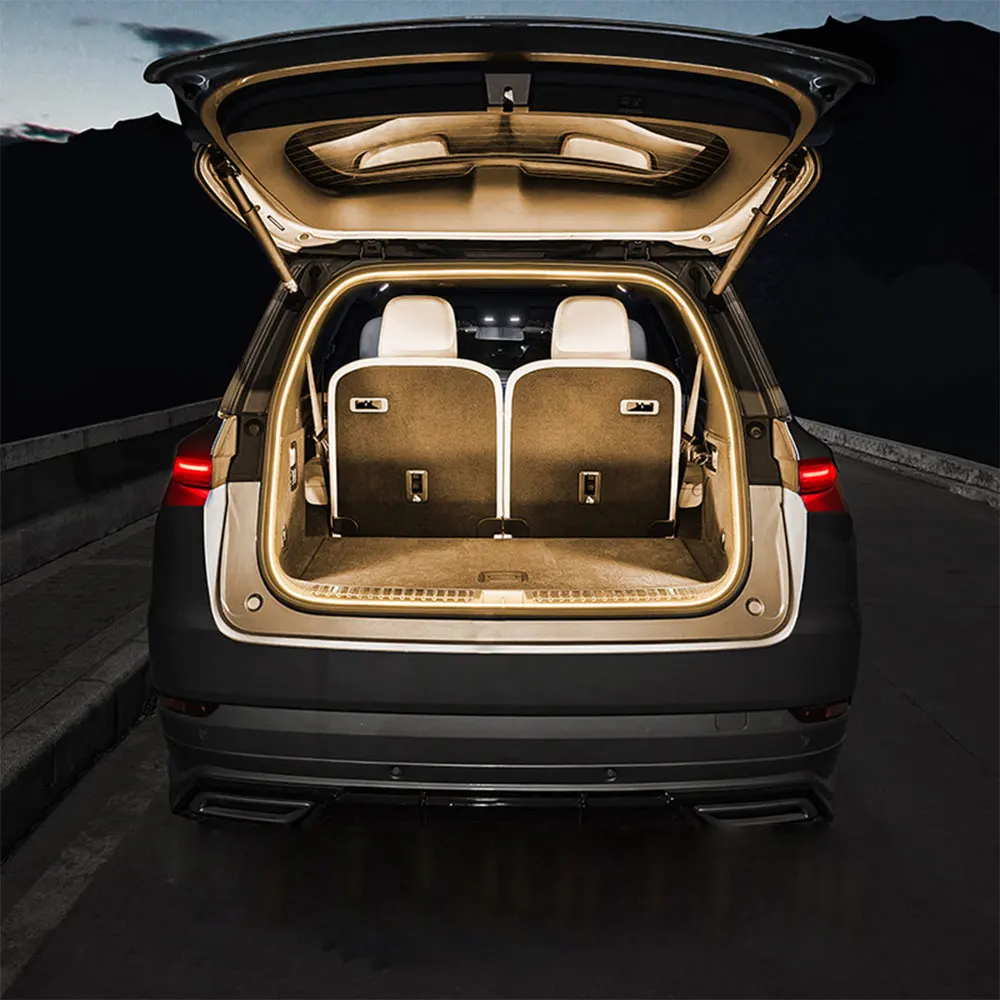 2m/4m Kofferraum-Lichtstreifen Flexibler Scan-Soft-LED-Lichtstreifen Versteckte Kofferraumlampe mit automatischer Induktion Universell für SUV MPV – Detail 17