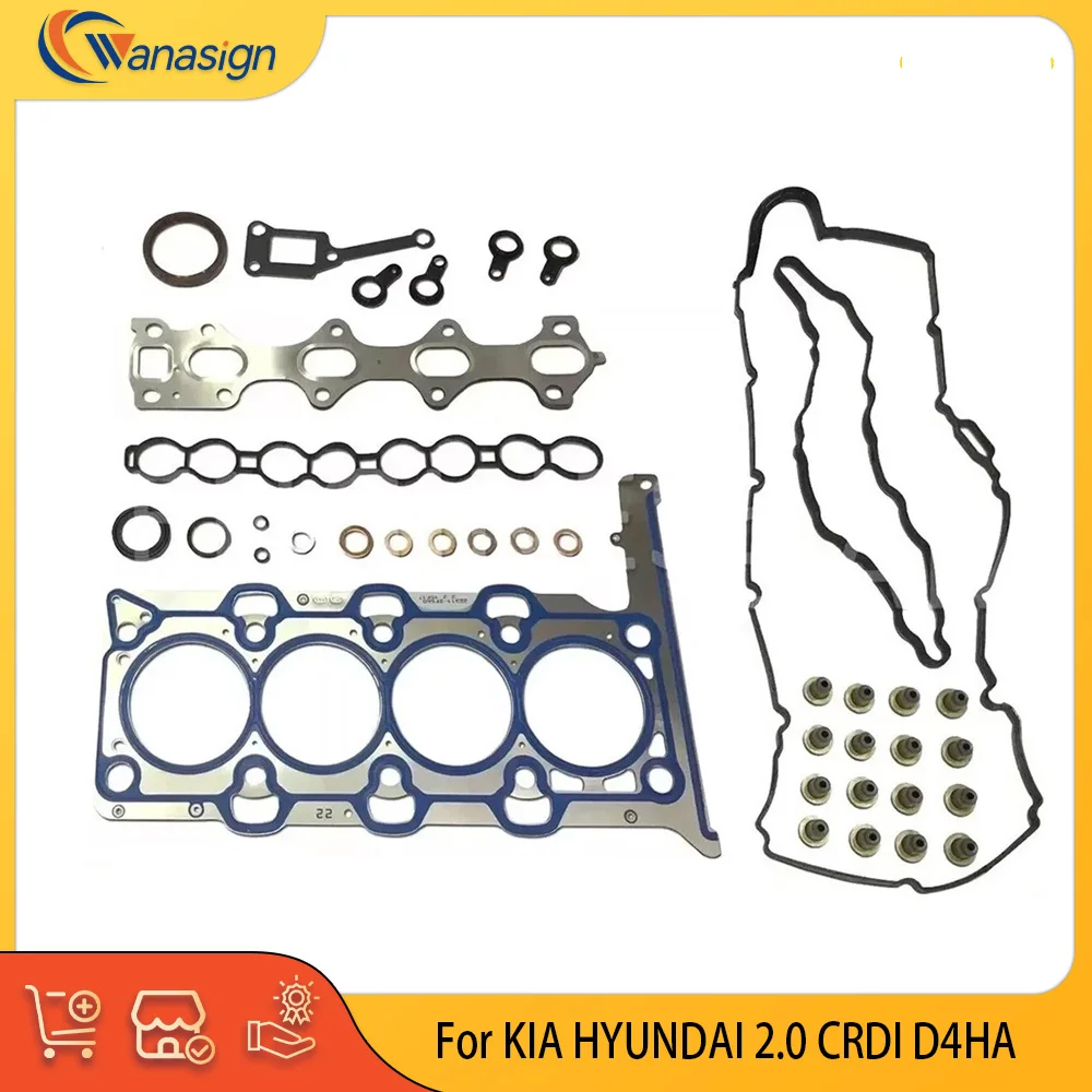 

Комплект полных прокладок двигателя FIT 2.0 L L4 Diesel D4HA для HYUNDAI TUCSON 2.0L KIA 20910-2FH01
