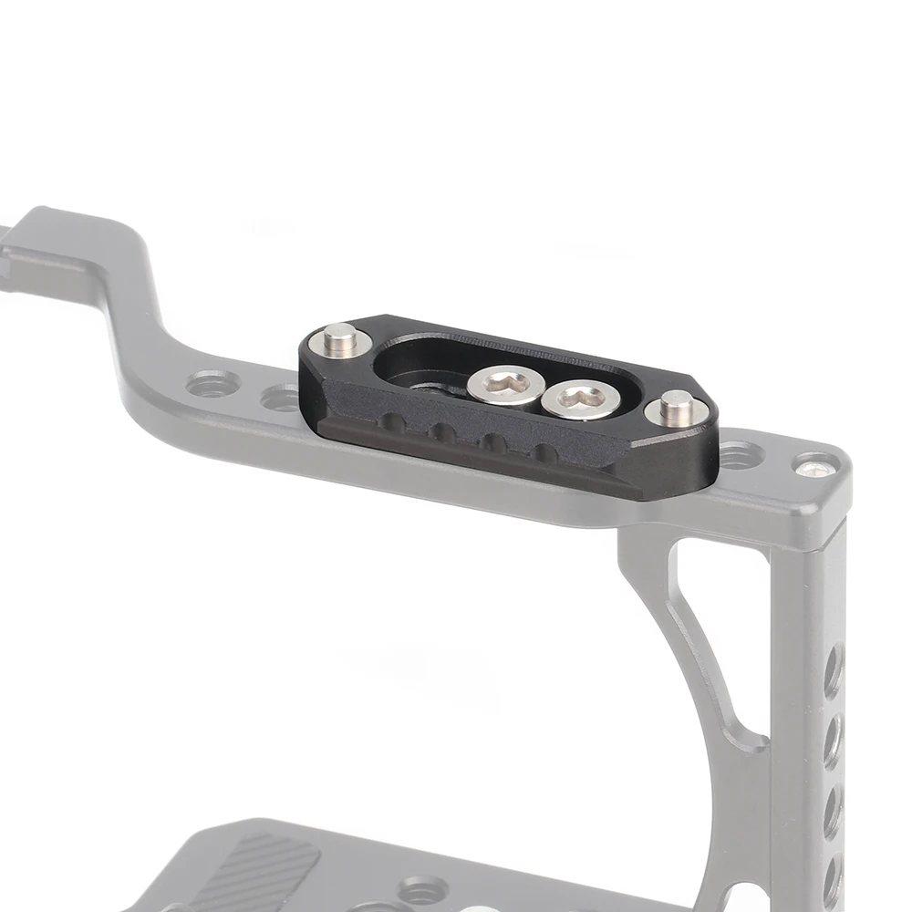 FOTGA-Transrail de sécurité à dégagement rapide, 4.9cm de long, vis 1/4 ", plaque de dégagement rapide pour appareil photo