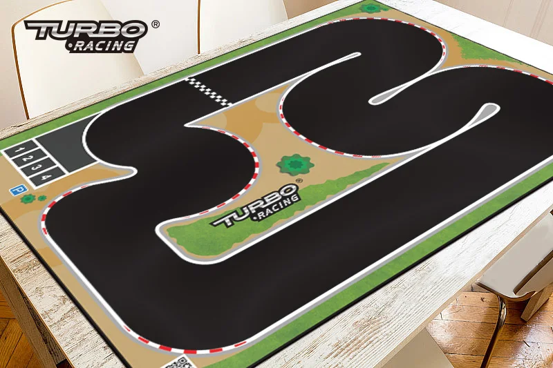 MetieFasia Tappetino per Pista da Corsa RC 1/76 50cmx95cm Resistente Pista da Corsa per C75 C73 C72