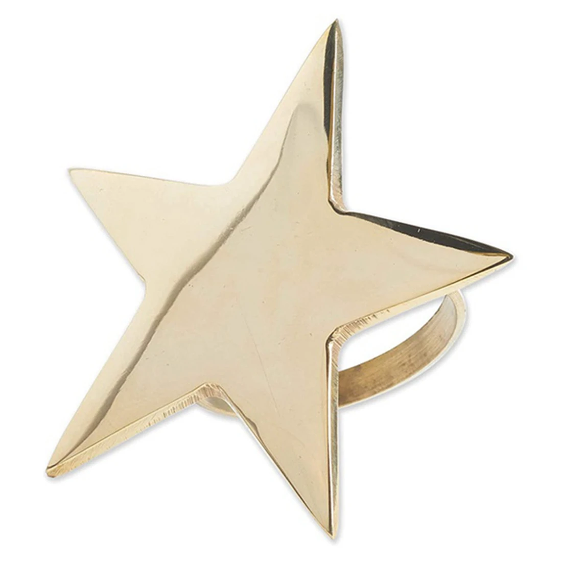 Servilletero de estrella de cinco puntas de 12 piezas, servilletero de Navidad adecuado para fiestas navideñas, cenas, recepciones de boda, Etc.