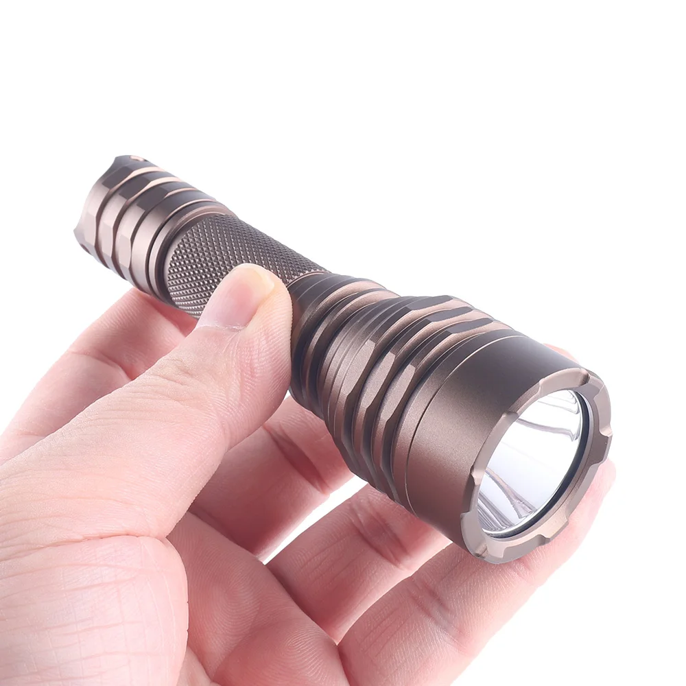 Convoy T8 SFT-25R flashlight 12 groups AA 14500 compact and